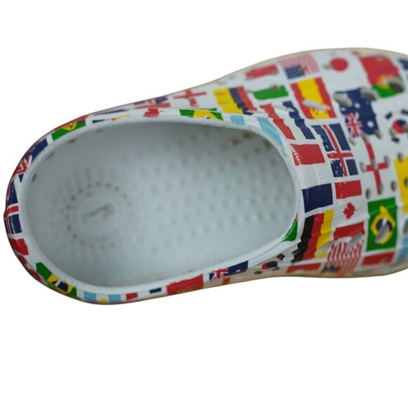 Kids Native Shoes Jefferson Flag‎ Print Slip-On Sneakers Size 6 - Picture 5 of 6